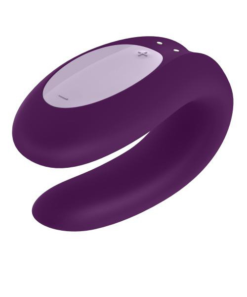 Satisfyer Double Joy Couples Vibrator- Purple