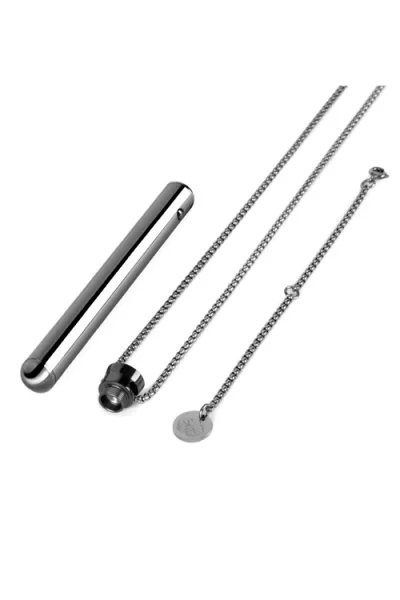 Le Wand 3.5" Whisper Quiet Vibrating Necklace in Black