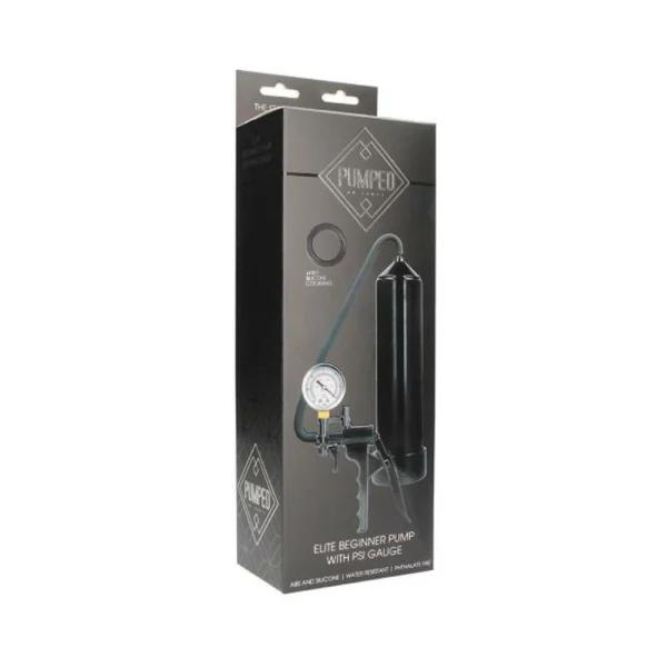 Pumped Elite Beginner Pump With Gauge Black — image 6 of 8