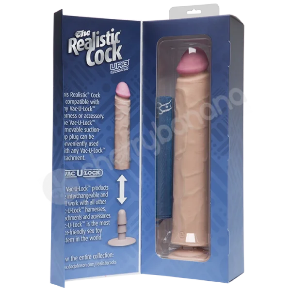 The Realistic Cock Flesh 12" Dildo Without Balls