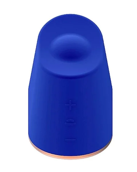Rotating & Vibrating Clitoral Stimulator - Dazzling - Blue