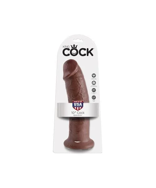 King Cock - 10 Inch Cock Brown