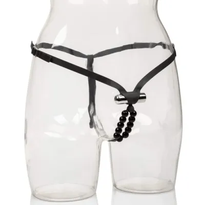 Lover s Vibrating Thong Panty with Pleasure Beads