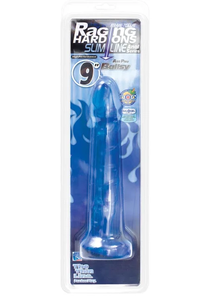 Raging Hard-Ons Slimline Cobalt Blue Jellie - 9" Ballsy