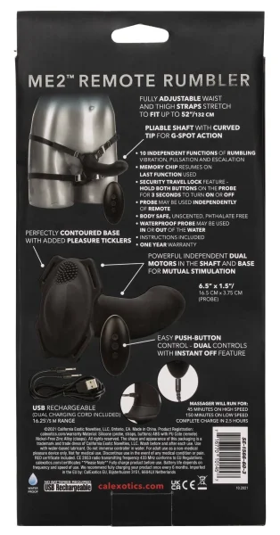 Her Royal Harness Me2 Remote Rumbler - Black