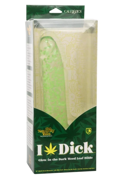 I Leaf Dick Glow In The Dark Dildo