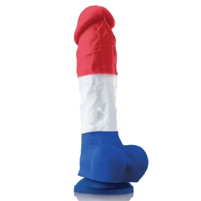 Colours Pleasures Tricolour 8 Dildo