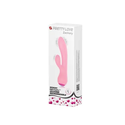 Zack Rabbit Vibrator Pink 7 Inch