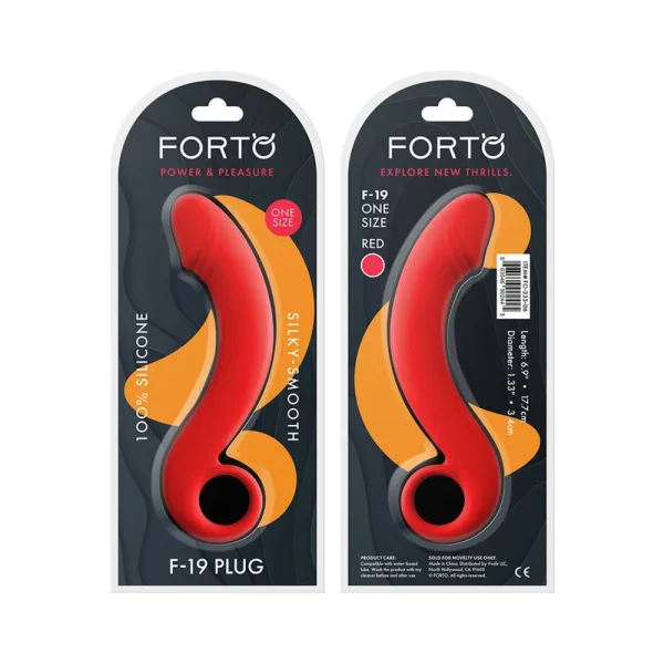 Forto F-19: Silicone Curve Prostate Plug — image 7 of 8