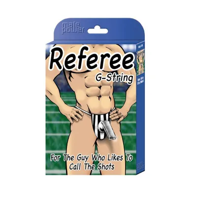 Referee Novelty G String Black