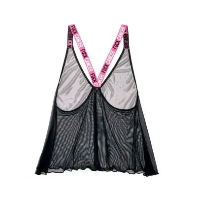 Fuck Cancer Tank Top Black M l