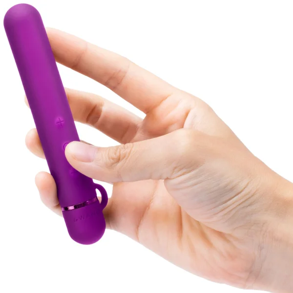 Le Wand Chrome Baton Bullet Vibrator - Dark Cherry