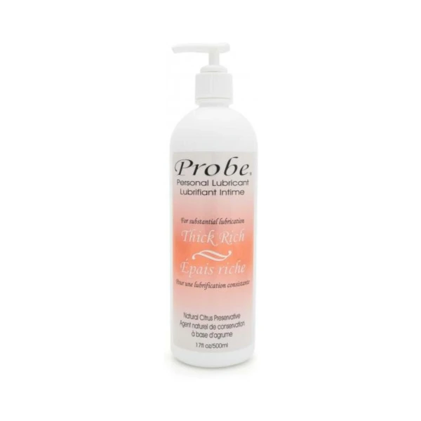 Lubricants: Probe Thick Rich Water-based Lubricant 17 Oz.