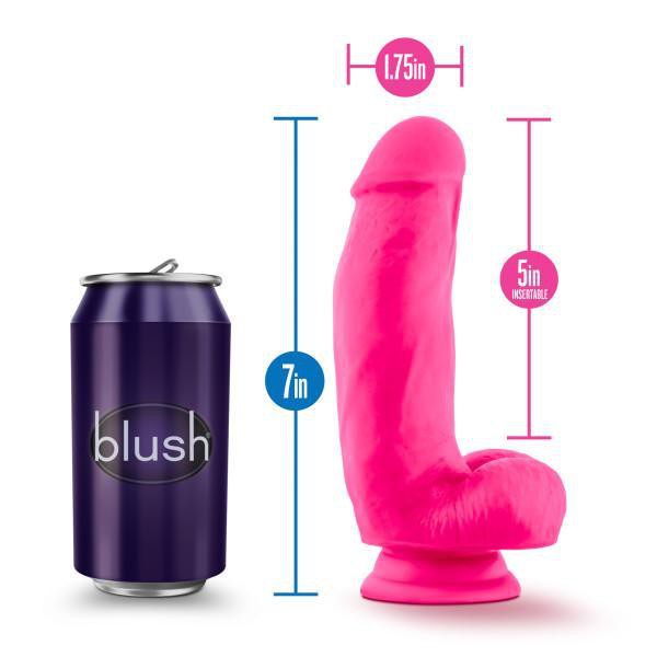 Blush Neo Elite 7 Inch Silicone Dual Density Suction Cup Dildo