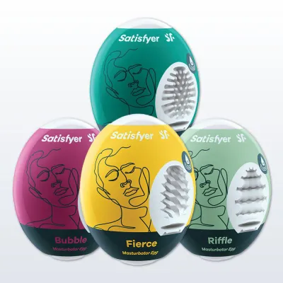 Satisfyer Masturbator Egg 4 Pack