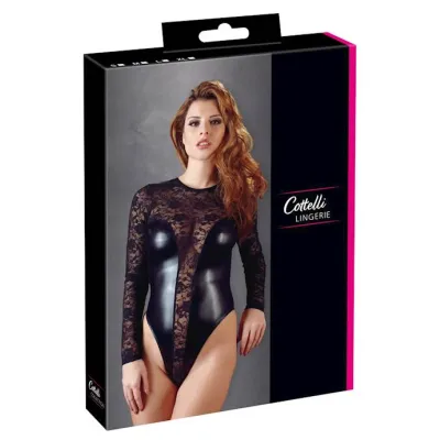Wetlook Lace Bodysuit