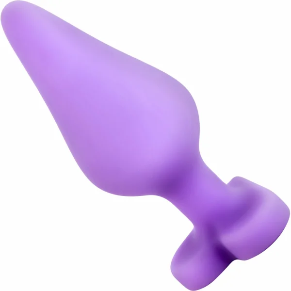Play With Me Naughtier Candy Heart Silicone Butt Plug By Blush - Fuck Me Purple — image 4 of 6