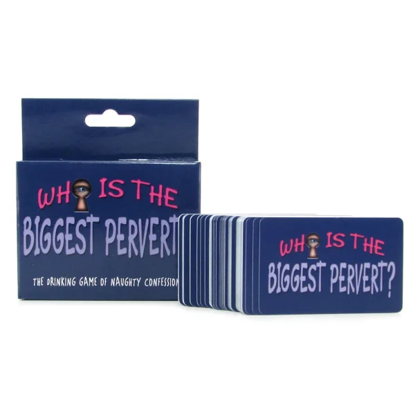 Who is the Biggest Pervert?  Card Game