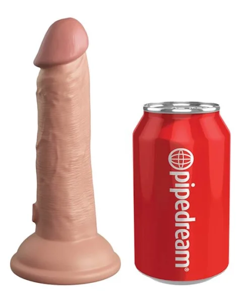 King Cock Elite Dual Density Vibe Silicone Dildo