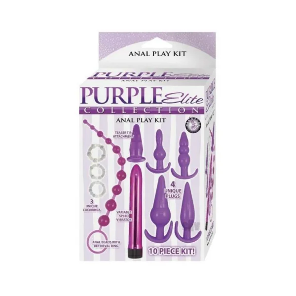 Anal Trainers: Purple Elite Collection Anal Play Kit Purple