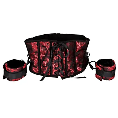 California Exotic Scandal Corset with Cuffs