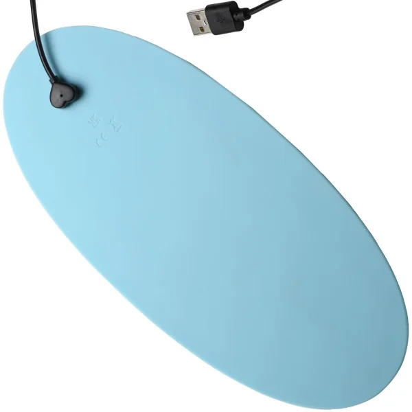 Inmi Wave Slider 28X Vibrating Silicone Waterproof Rechargeable Grinder With Remote - Blue