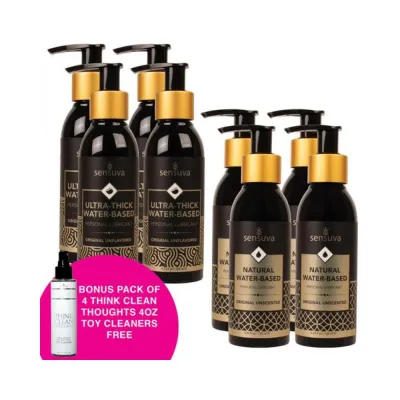 Lubricants Pack Of 4 Natural Water Based Lubricants Unscented 4 2 Oz pack Of 4 Ultra Thick Water Based Lubrica