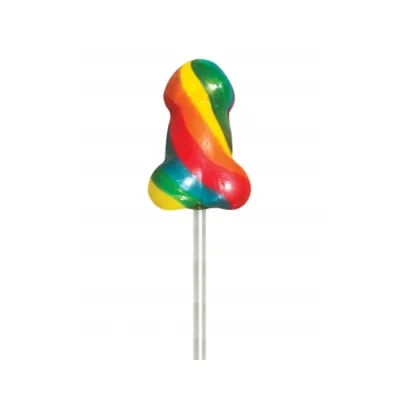 Rainbow Pecker Pops Fishbowl Display 72 Count