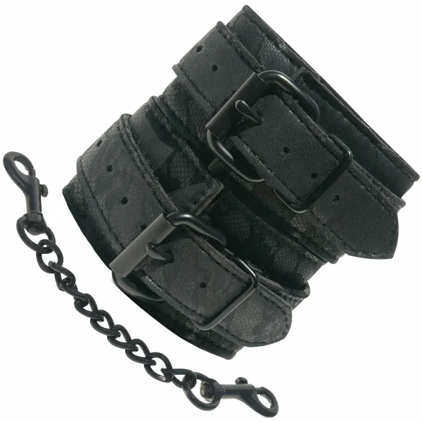 Midnight Lace Cuffs by Sportsheets