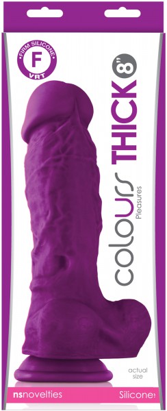 8" Thick Cock + Balls