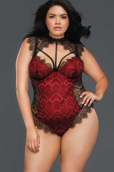 Dreamgirl Madison Collared Teddy