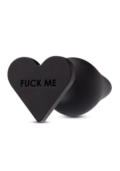 Blush Temptasia Fuck Me Silicone Heart Butt Plug