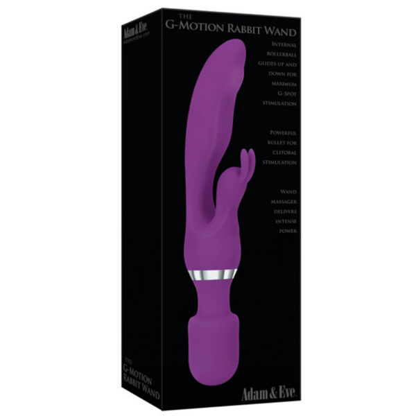 Adam & Eve - G-Motion Rabbit Wand Dual Vibrator