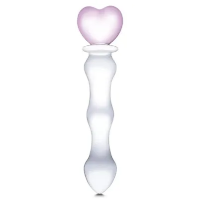 Glas 8 inch Sweetheart Glass Dildo