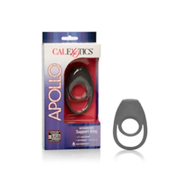 Apollo Rechargeable Support Cock Ring Grey