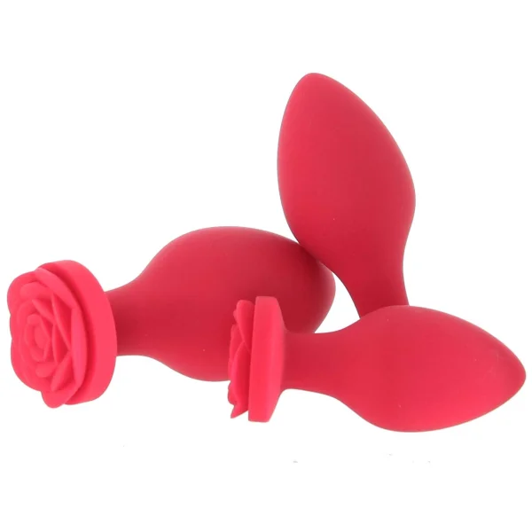 Secret Kisses Rosegasm Butt Bouquet Silicone Plugs Training Set