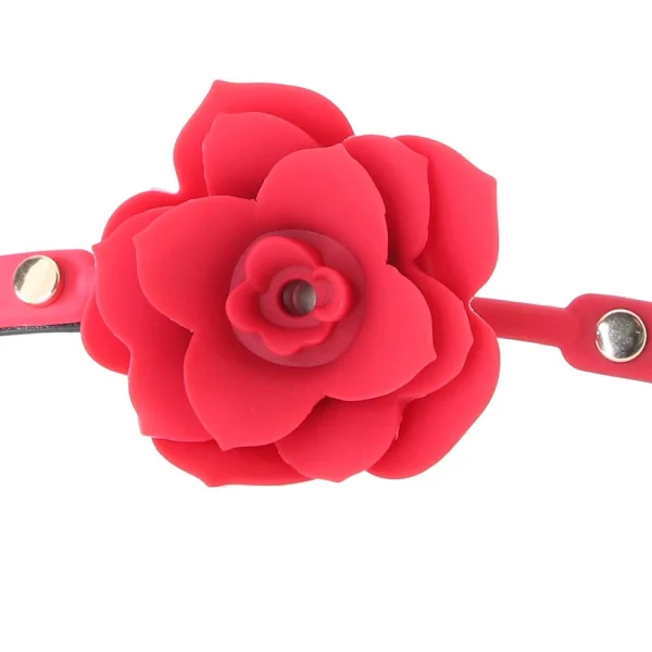 Secret Kisses Rosegasm Bloom Silicone Mouth Gag