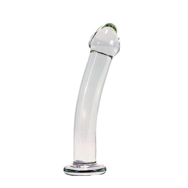 Harness Smooth Glass Dildo