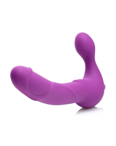 Royal Revolver Strapless Dildo - Purple - 9.7 Inch