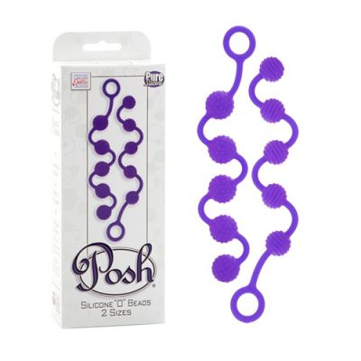 Posh Silicone O Beads Purple