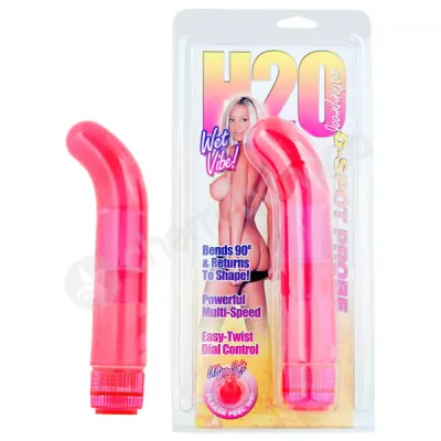 H2o Pink G spot Probe Vibrator