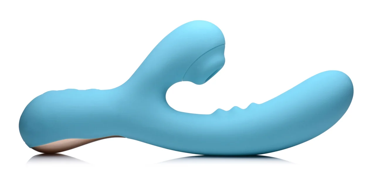 8x Silicone Suction Rabbit - Teal