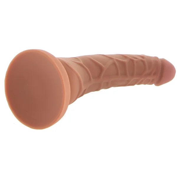 Dr. Skin Dr. Noah 8" Realistic Posable Silicone Dildo With Suction Cup By Blush - Caramel