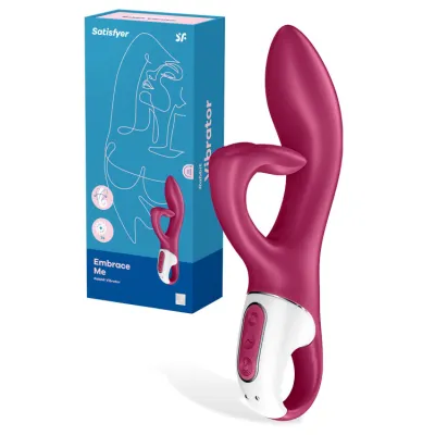 Satisfyer Embrace Me Rabbit Vibrator with Clitoris Tickler
