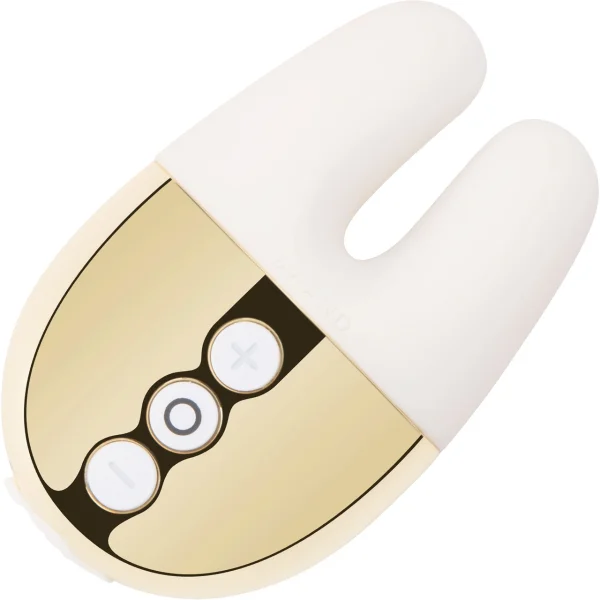 Le Wand Chrome Double Motor Vibrator - Limited Edition White/Gold