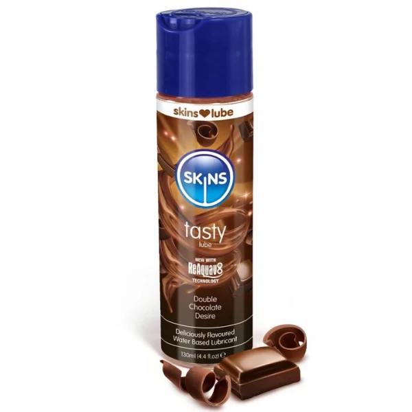 Skins Double Chocolate Water Based Lubricant - 130ml