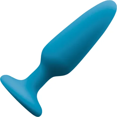 Colours Blue Pleasure Plug Silicone Suction Cup Small Butt Plug
