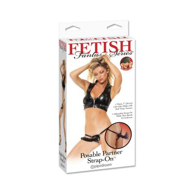 Fetish Fantasy Posable Partner Strap on Black