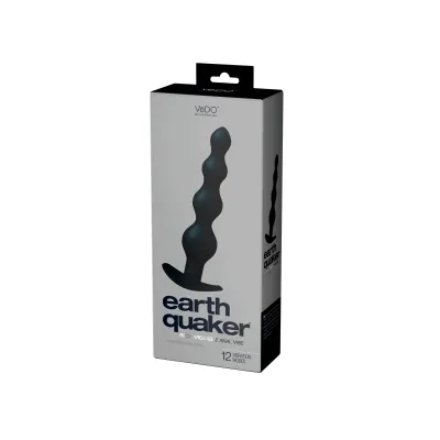 Earth Quaker Rechargeable Anal Vibe Just Black