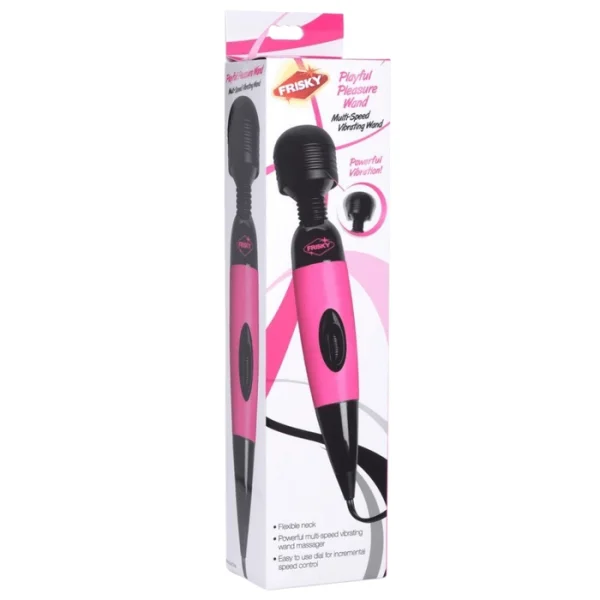 Frisky Playful Pleasure Plug In Wand Massager